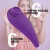 FeelzToys FemmeGasm Tapping & Tickling Vibrator Purple