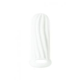 Lola Games Homme Wide White 9-12 cm návlek pro zvětšení penisu