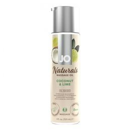 System JO Naturals Massage Oil Coconut & Lime 120 ml