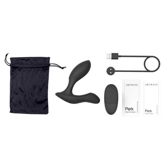 Arcwave Perk Prostate Vibrator Black