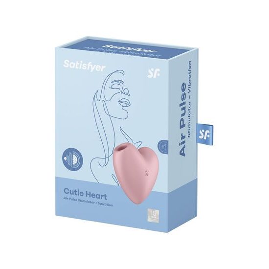 Satisfyer Cutie Heart ružový