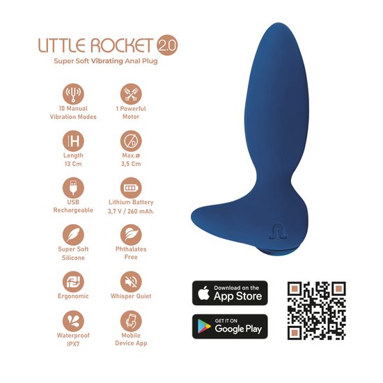 Adrien Lastic Little Rocket II with App Blue