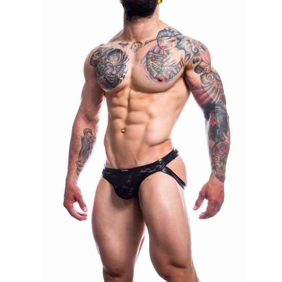 L4CE by C4M Jockstrap Capri Black