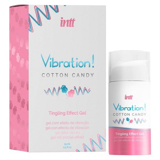 intt Vibration! Cotton Candy Tingling Effect Gel 15 ml