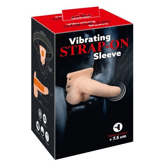 You2Toys Vibrating Strap-On Sleeve