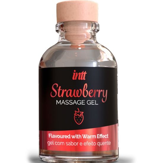 intt Strawberry Kissable Massage Gel 30 ml
