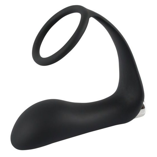 Black Velvets Vibrating Ring + Plug