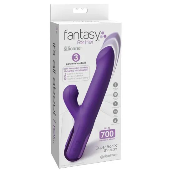 Pipedream Fantasy For Her Super SoniX Thruster Purple.