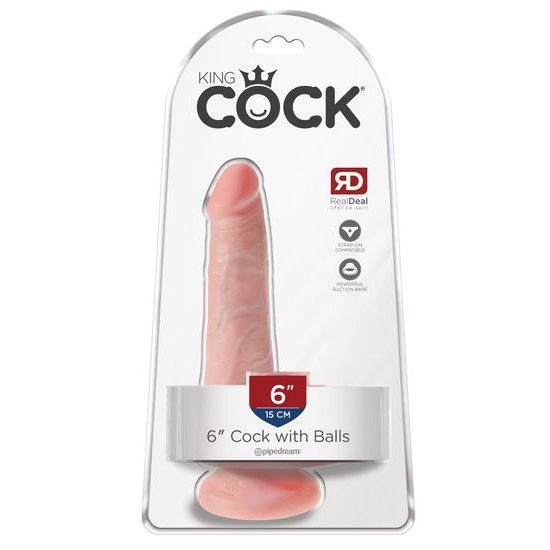 Pipedream KIng Cock 6" Cock with balls 15,2 cm