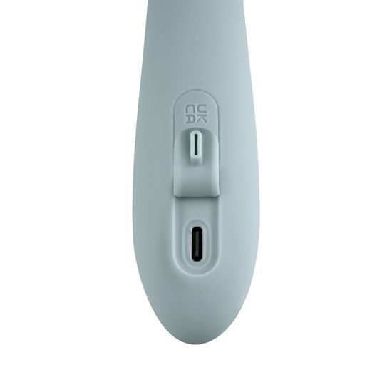 Svakom Chika App Controlled Warming G-spot And Clitoris Vibrator Turquoise Grey