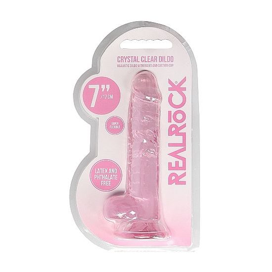 Shots REALROCK Realistic Dildo with Balls 17 cm