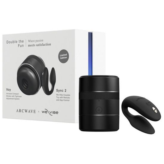 Arcwave Double the Fun Set Voy + We-Vibe Sync 2 Black