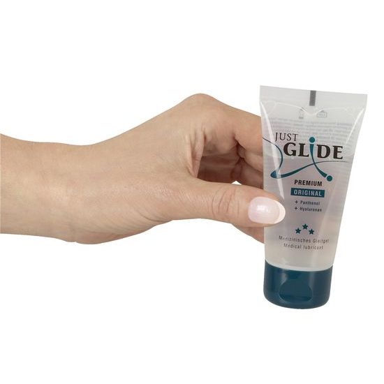 Just Glide Premium Original vegan water based lubricant 50ml