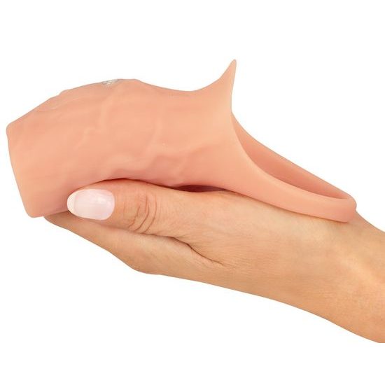 RealistiXXX RealSleeve vibračný návlek na penis otvorený