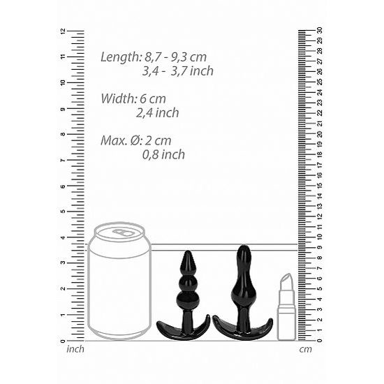 Sono No.80 4-Piece Butt Plug Set