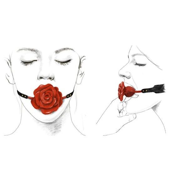 Zalo Rose Ball Gag