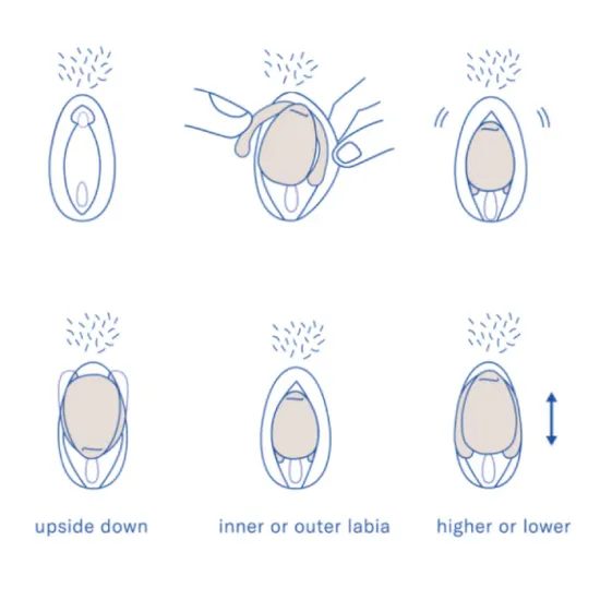 Dame Products EVA II Hands-Free Vibrator Quartz