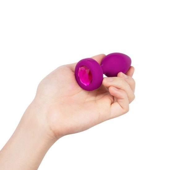 b-Vibe Vibrating Jewel Plug S/M