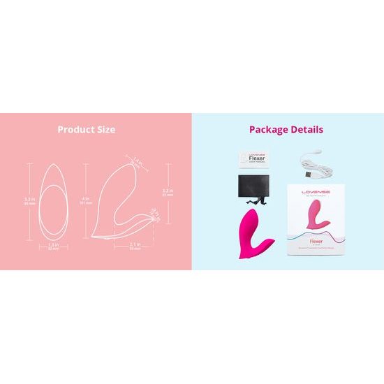 Lovense Flexer Insertable Dual Panty Vibrator