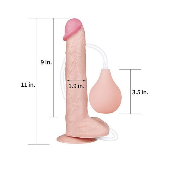 LoveToy Squirt Extreme Dildo 11"