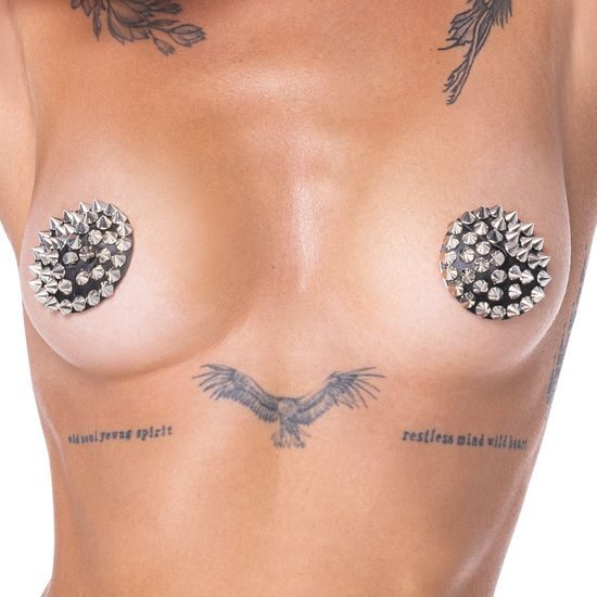 Cottelli Nipple Stickers Spikes 0781975