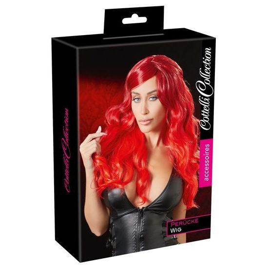 Cottelli Wig Wavy Long Red