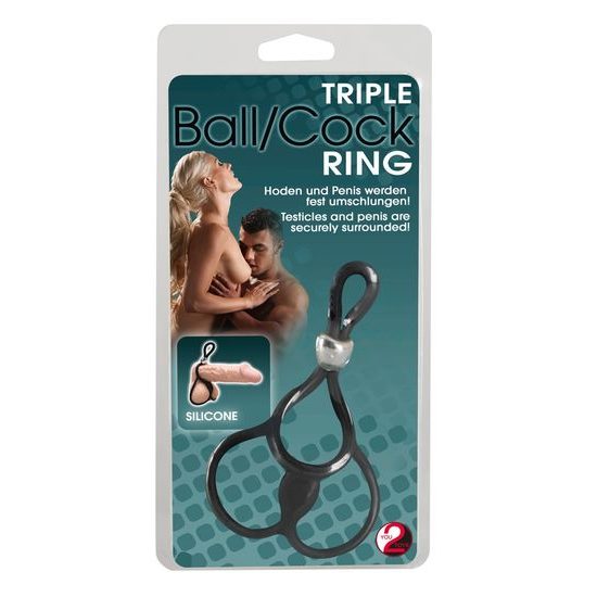 You2Toys Triple Ball and Cock Ring