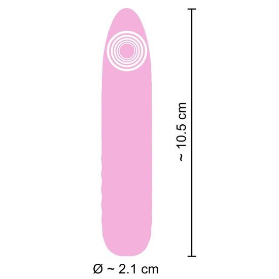 Cuties Mini Vibrator Rose 5.G