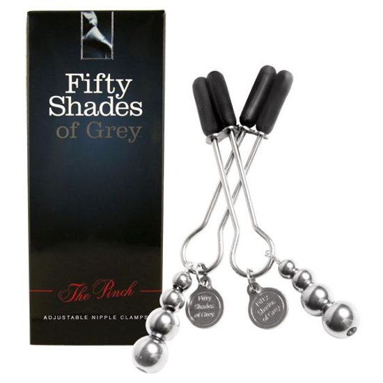 Sexshop Devilshop.sk - Rýchloupínacie spony na bradavky The Pinch by Fifty  Shades of Grey - FIFTY SHADES OF GREY - Fifty Shades - EROTICKÉ POMÔCKY
