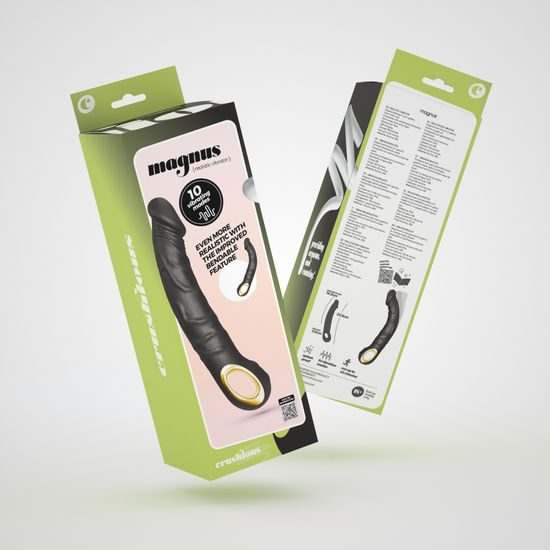 Crushious Magnus Bend Flexible Vibrator – Black