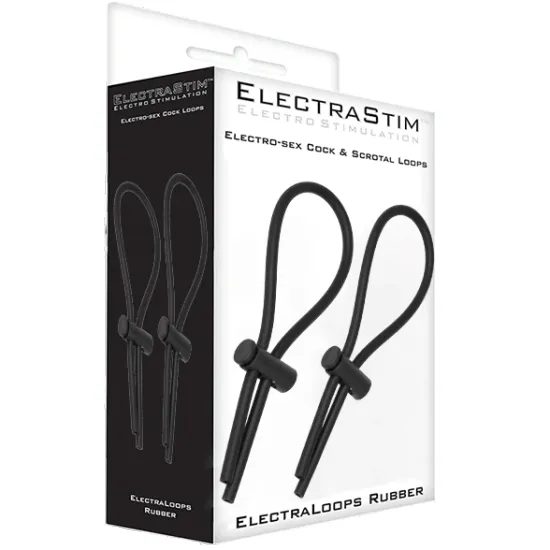 ElectraStim Rubber Adjustable Cock And Scrotal Loops
