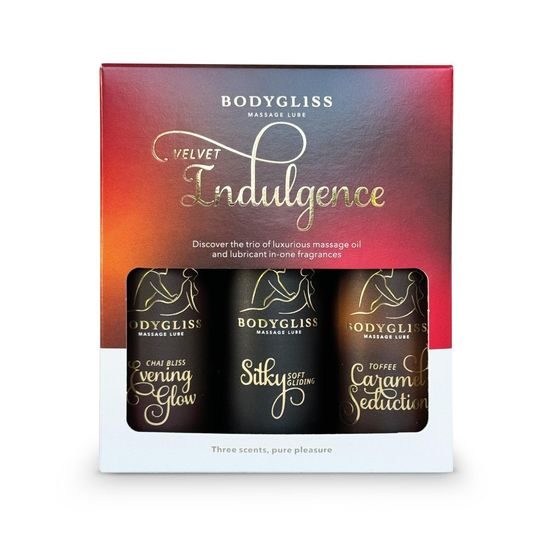 BodyGliss Massage Lube Collection Velvet Indulgence 3x50ml