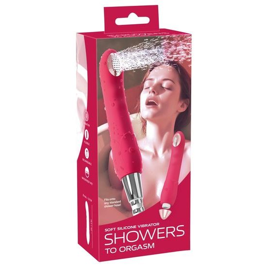 Showers to Orgasm - vibrátor a sprchová hlavica