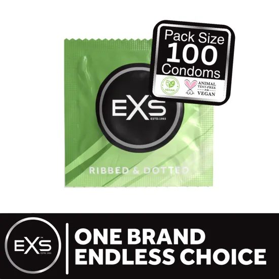 EXS Ribbed & Dotted 100 ks