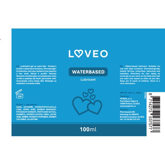 Waterbased Lubricant 100ml