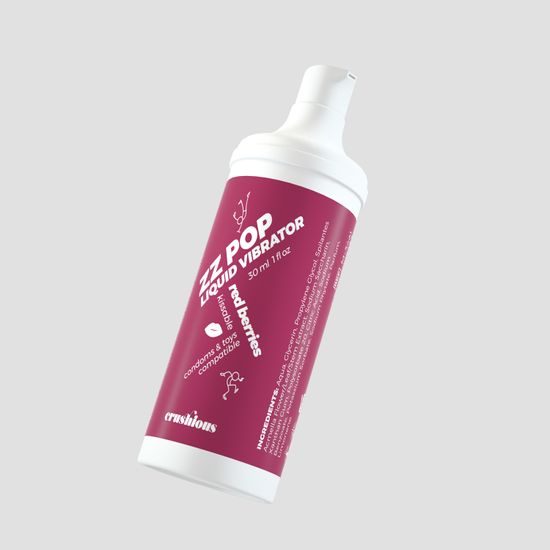Crushious Zz Pop Liquid Vibrator Red Berries Aroma 30ml