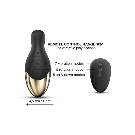 Dorcel Multi P-Joy Prostate Massager with Remote Control Black