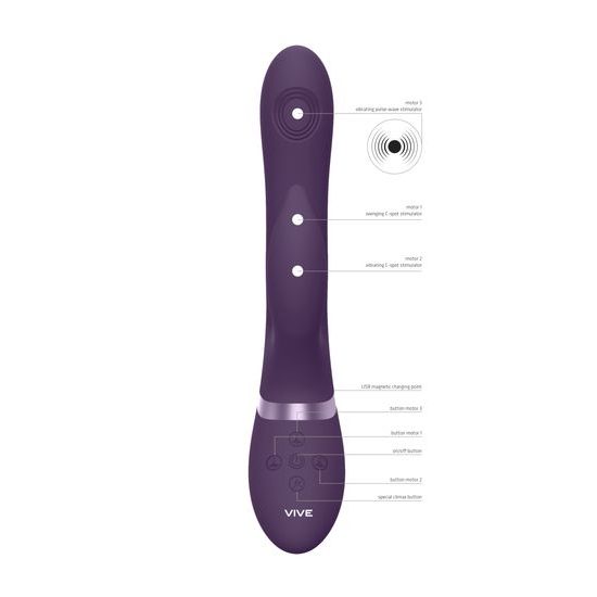 VIVE Aimi Pulse Vibrating G-Spot Rabbit vibrátor