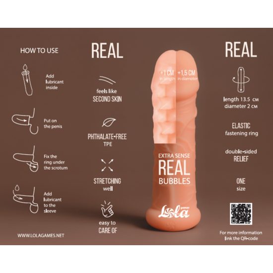 Návlek Real Extra Sense Bubbles