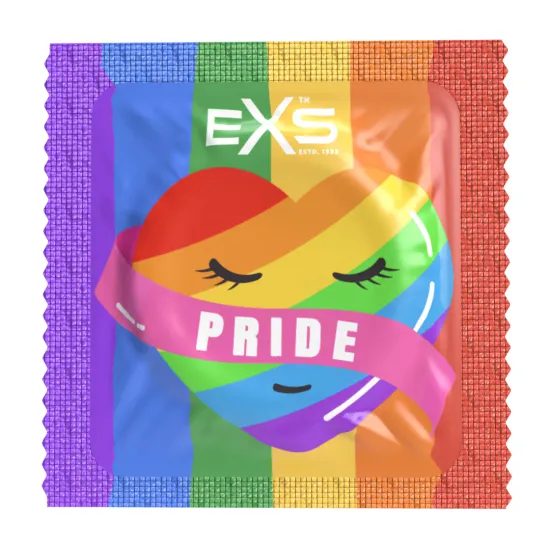 EXS Rainbow Flag Condoms 100pcs