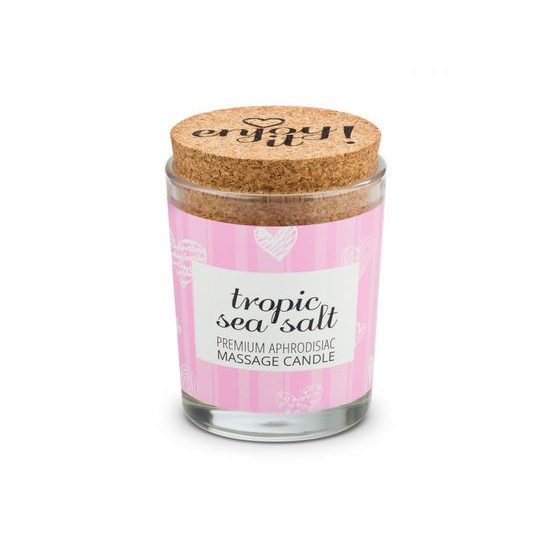 Valavani MASÁŽNA SVIEČKA NA TELO MAGNETIFICO - ENJOY IT! TROPIC SEA SALT