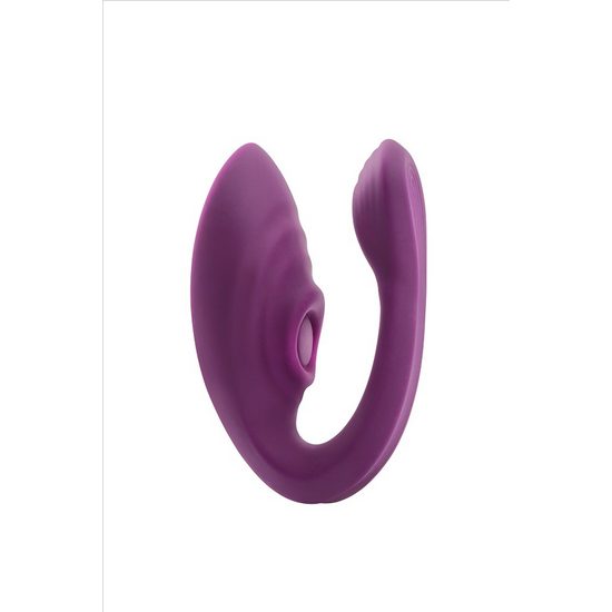 DIDI Párový vibrátor s pulzačným stimulátorom klitorisu fialový