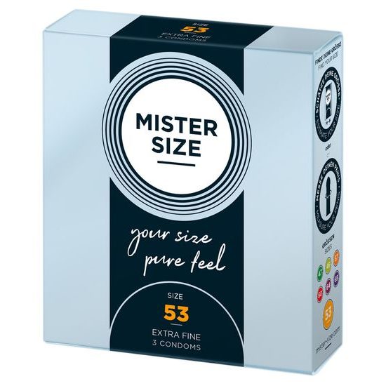 Mister Size Thin 53mm 3ks