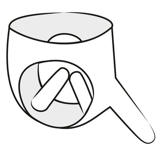 LateX Latexové kalhotky s dildy 2 v 1