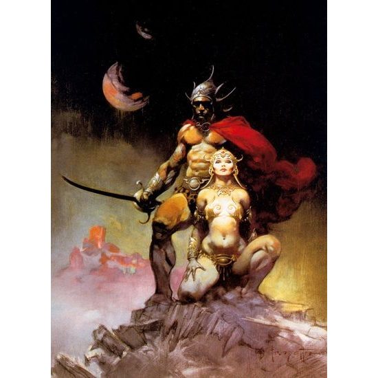 FANTASY ART OF FRANK FRAZETTA - 2018 CALENDAR ***sleva 50%!***