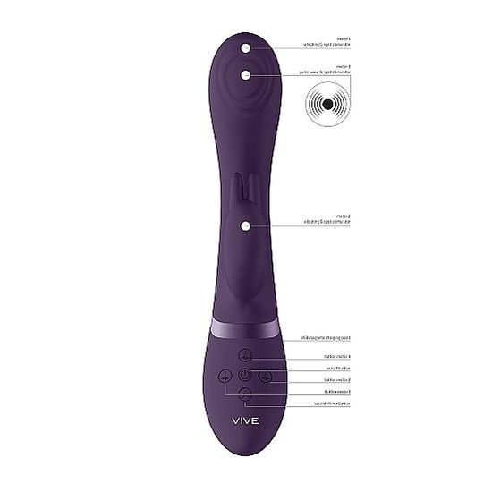 VIVE Cato Pulse G-Spot Rabbit Purple