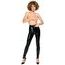 Black Level Vinyl Trousers Black
