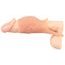 RealistiXXX RealSleeve vibračný návlek na penis otvorený