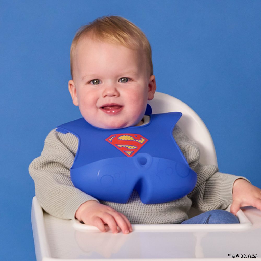 b.box Silikonový bryndák - Superman | b.box