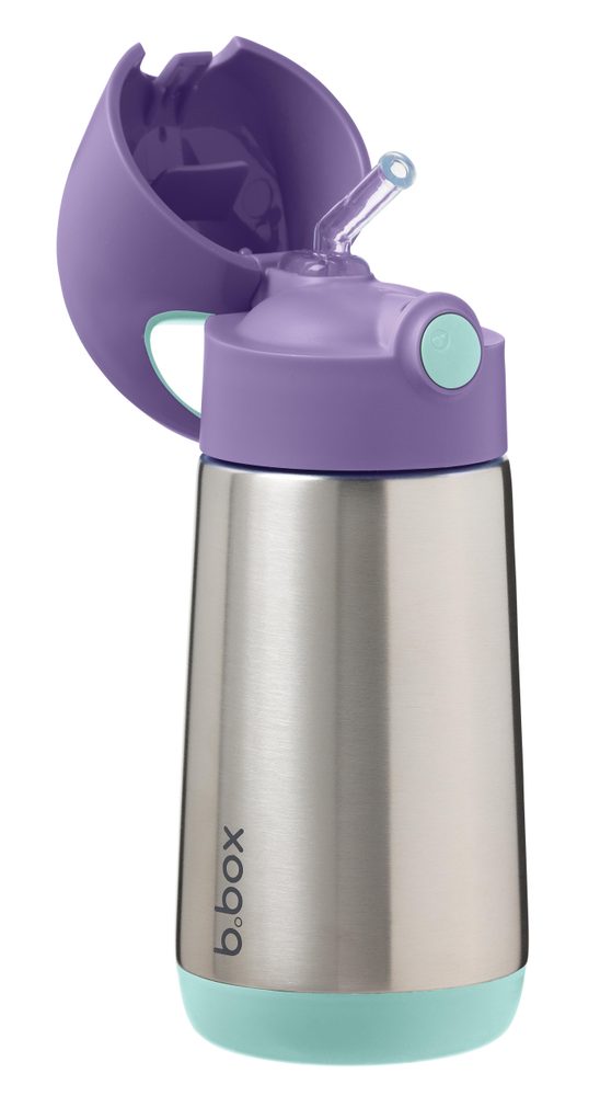 b.box Náhradní víčko pro Termosku na pití s brčkem - lilac pop